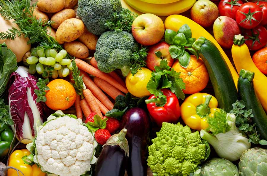 fruits and vegetables